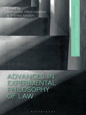 cover image of Advances in Experimental Philosophy of Law